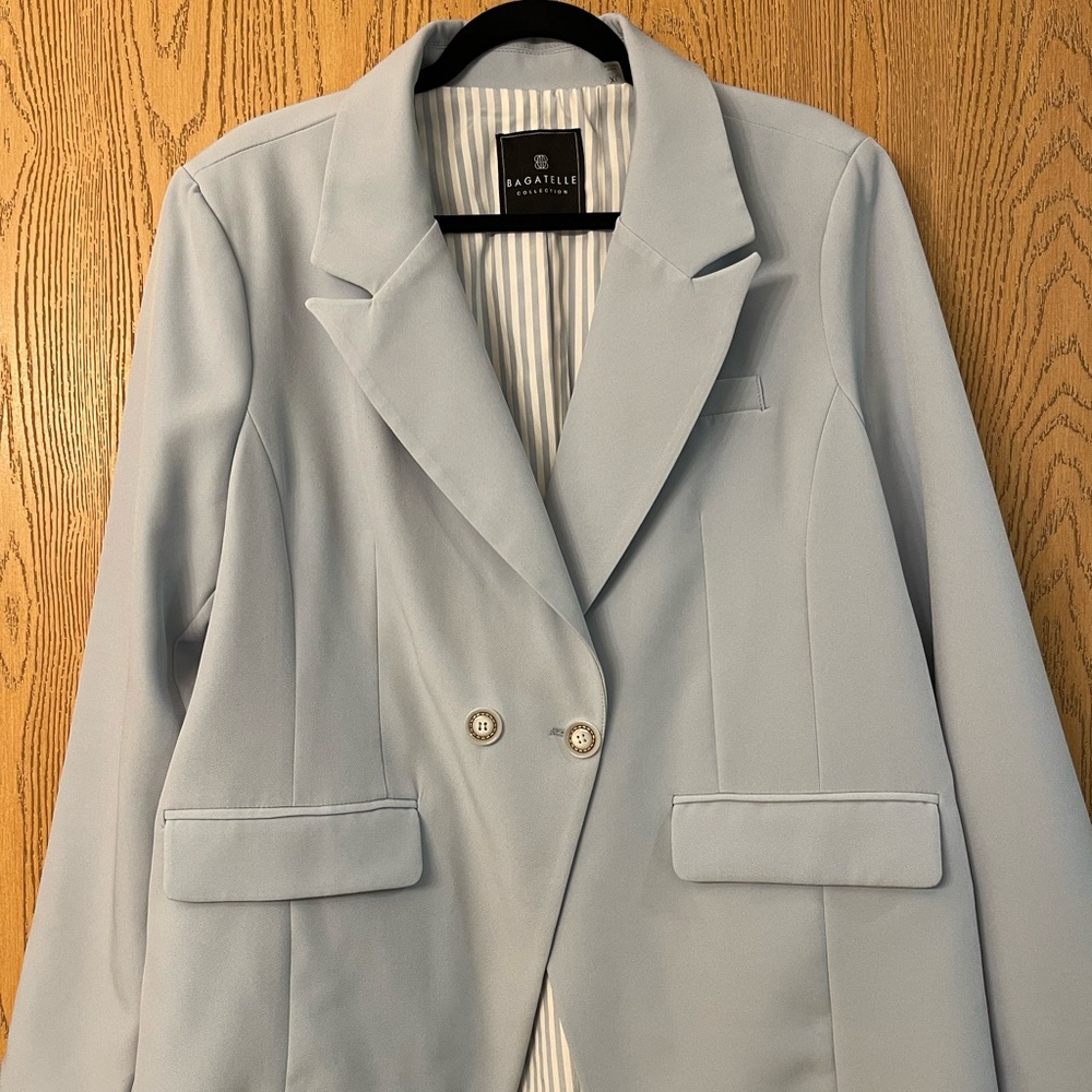 Bagatelle Collection Baby Blue Women’s Blazer
